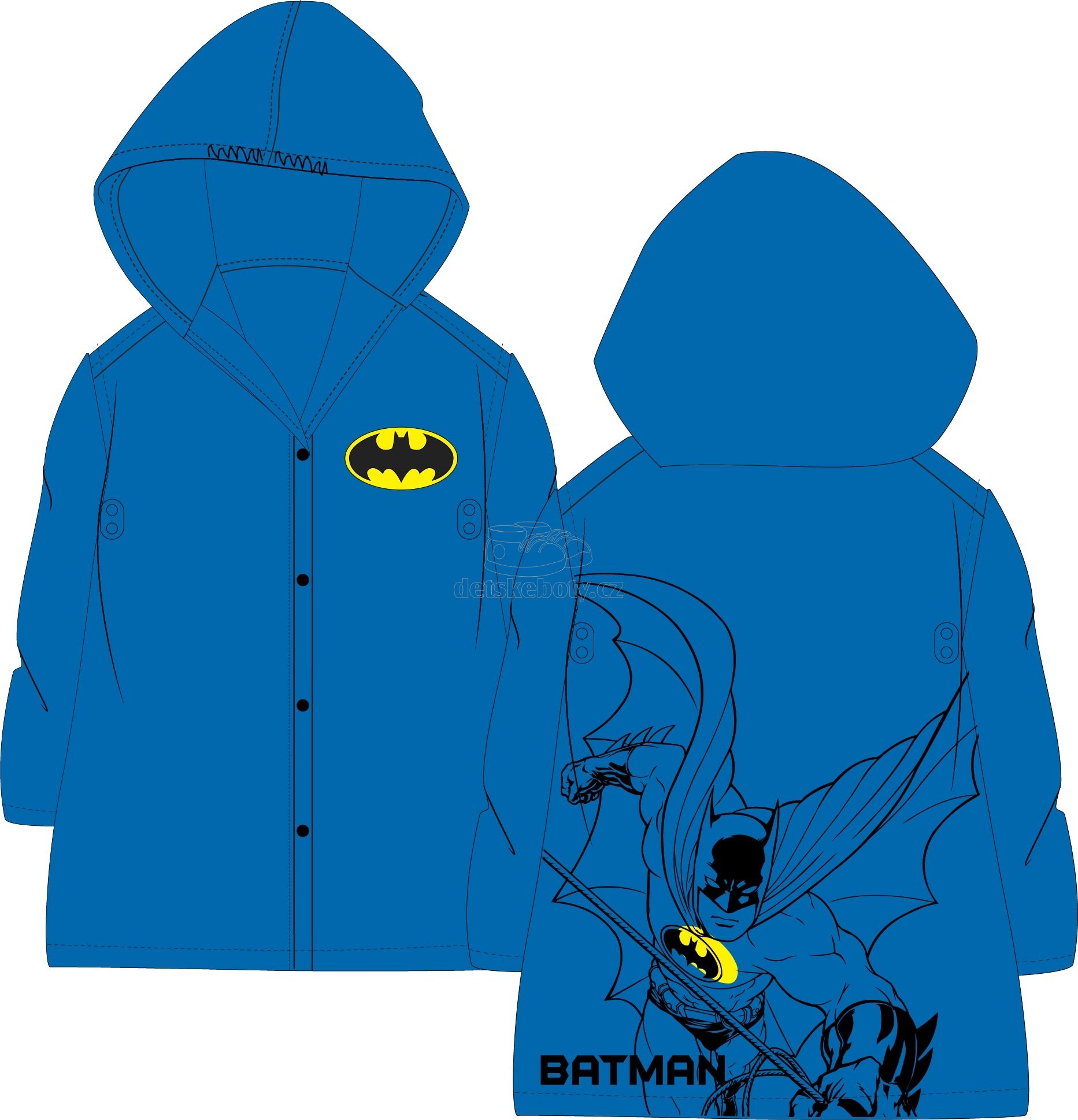 pláštěnka Eexee Batman modrá