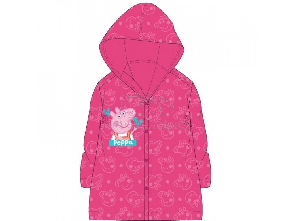 pláštěnka Eexee Peppa růžová