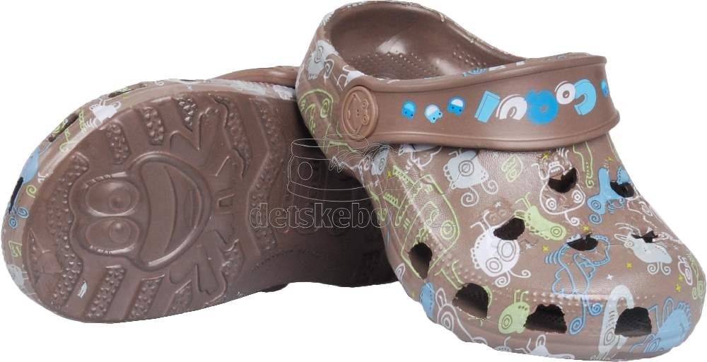 Dětské plážovky Coqui 8715 chocolate monster Velikost: 23-24 (obrázek 3)