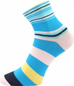 Dětské ponožky BOMA Jana Pruhy 32 modrá