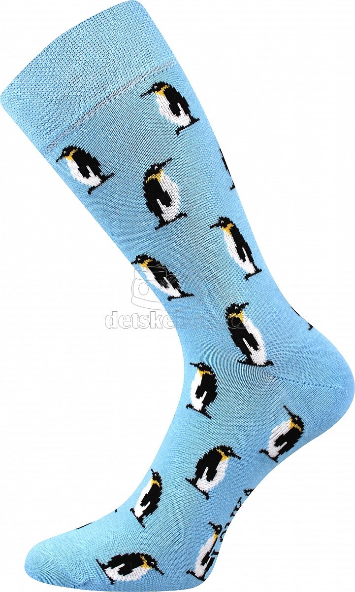Dětské ponožky LONKA Woodoo tučňáci vzor 10