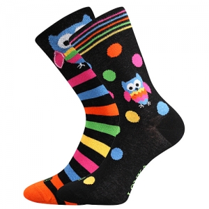 Dětské ponožky LONKA Doble Sova vzor 11