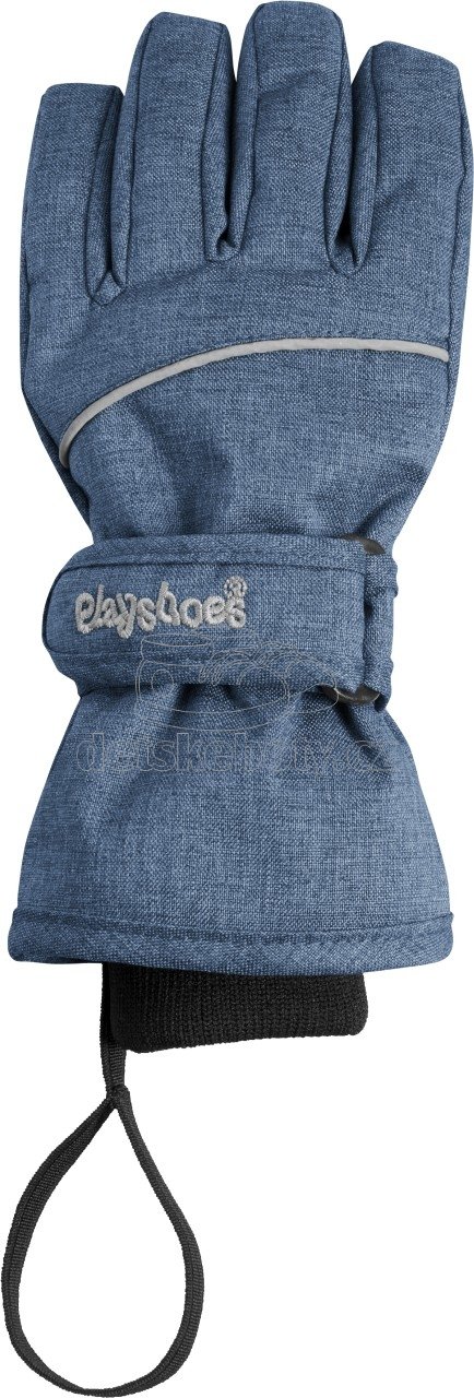 Dětské rukavice PLAYSHOES 422036 džínově modrá