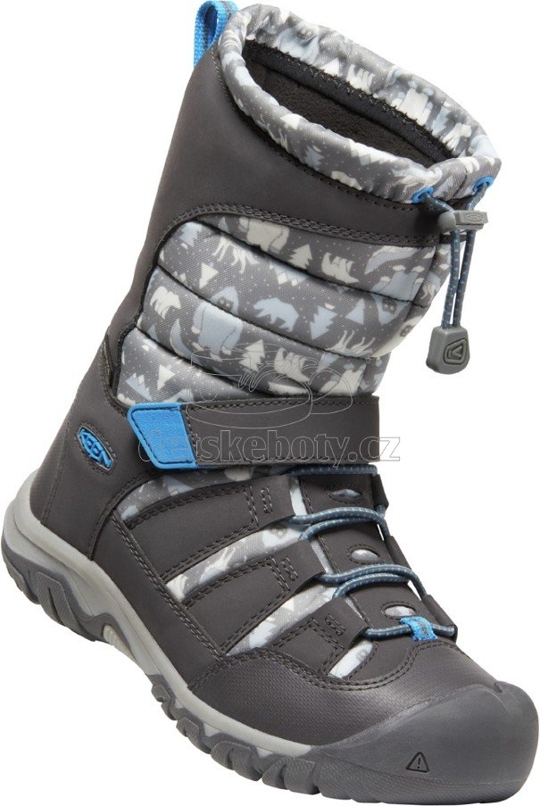 Dětské zimní boty Keen WINTERPORT NEO DT WP YOUTH steel grey/brilliant blue
