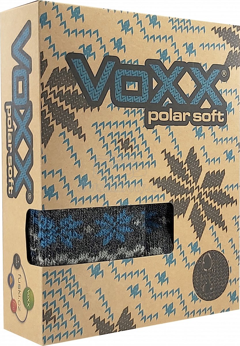 Dětské ponožky VoXX Trondelag set antracit melé Velikost: 35-38 (obrázek 4)