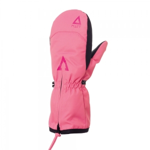 Matt 3212 DOO KID MITTENS WP ZIPPER RŮŽOVÁ