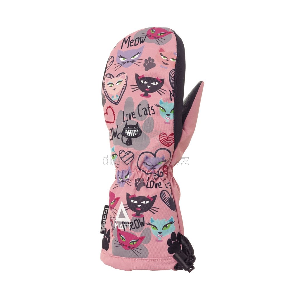 Matt 3217 LOVE CATS TOOTEX MITTENS