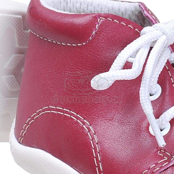 Dětské capáčky BOOTS4U bordo Velikost: 19 (obrázek 4)