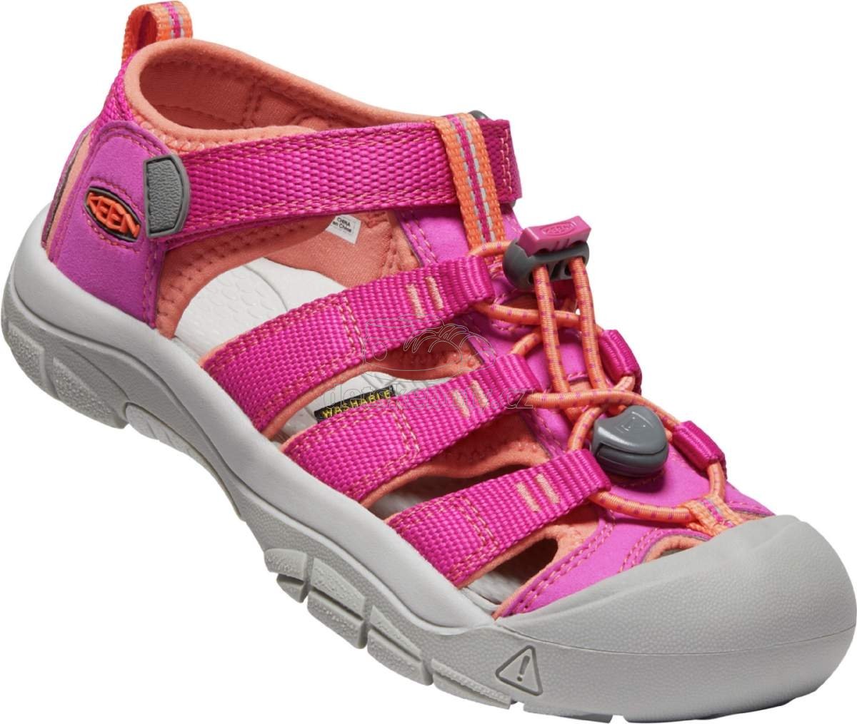 Dětské sandály Keen NEWPORT H2 YOUTH very berry/fusion coral Velikost: 39