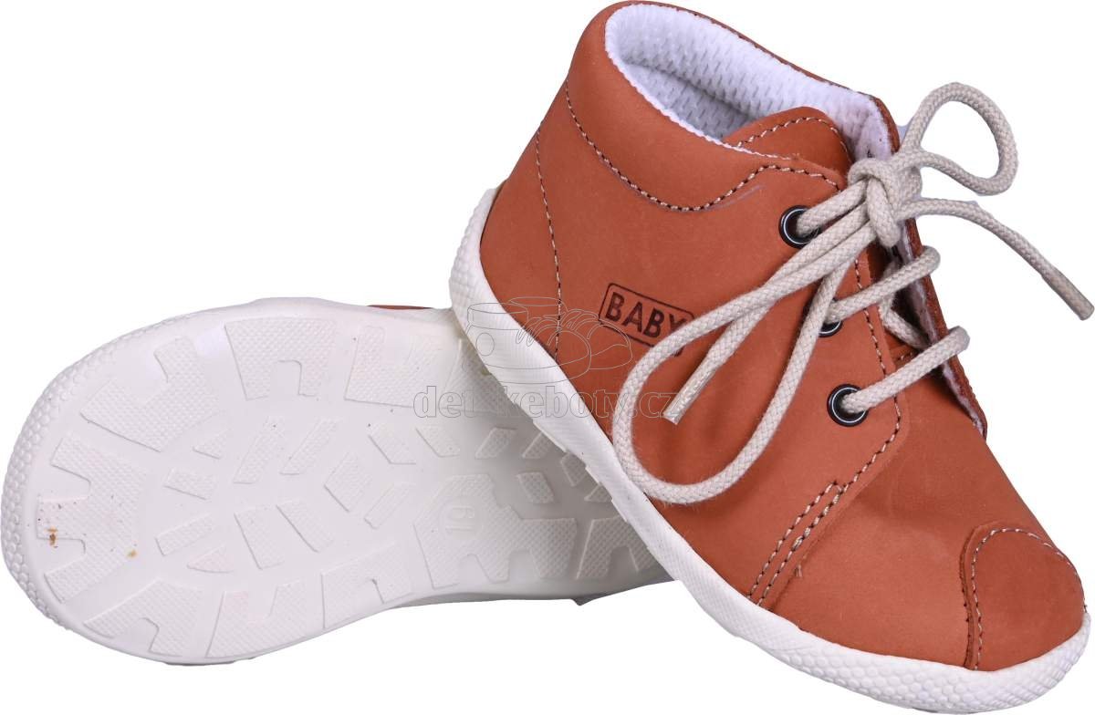 Dětské capáčky Veleta 7272 027 skořicová Velikost: 19 (obrázek 3)