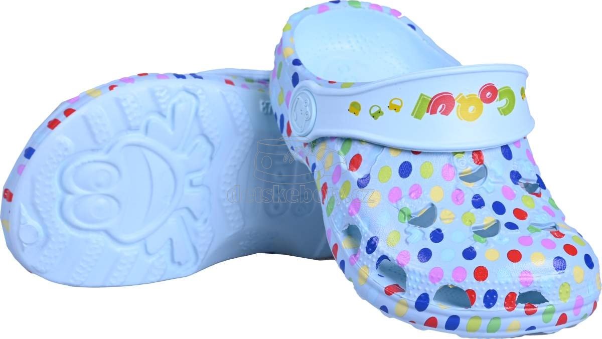 Dětské plážovky Coqui 8702 Blue Dots Velikost: 31-32 (obrázek 3)