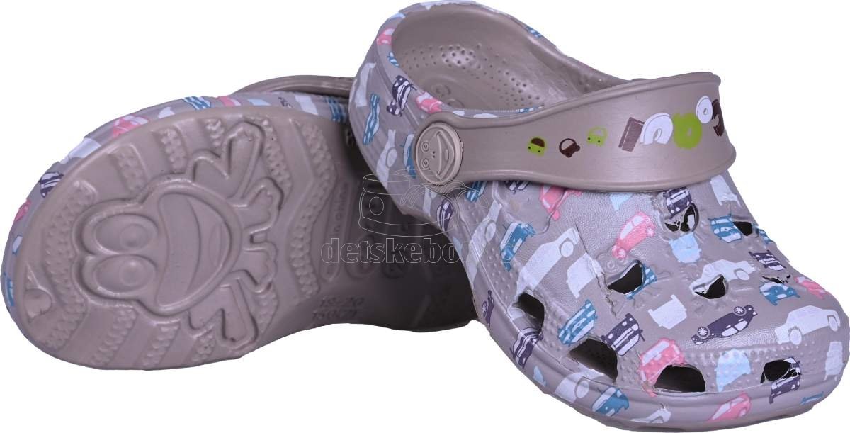 Dětské plážovky Coqui 8702 Taupe Cars Velikost: 23-24 (obrázek 3)
