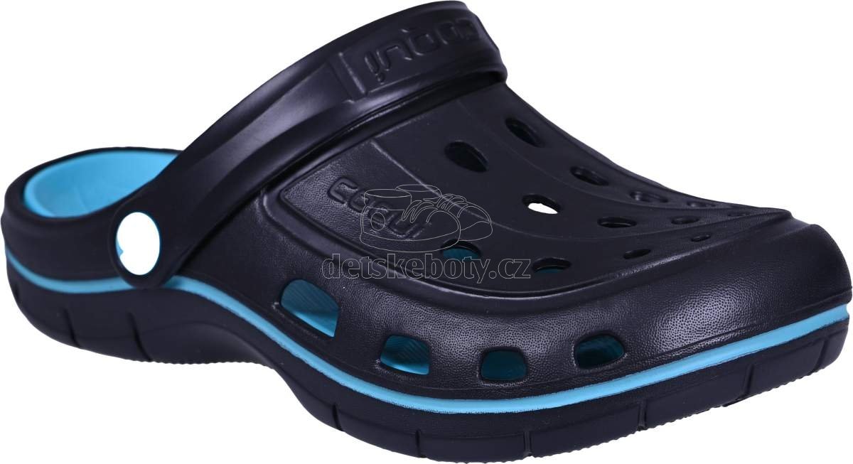 Dětské plážovky Coqui 6352 Black/Turquoise