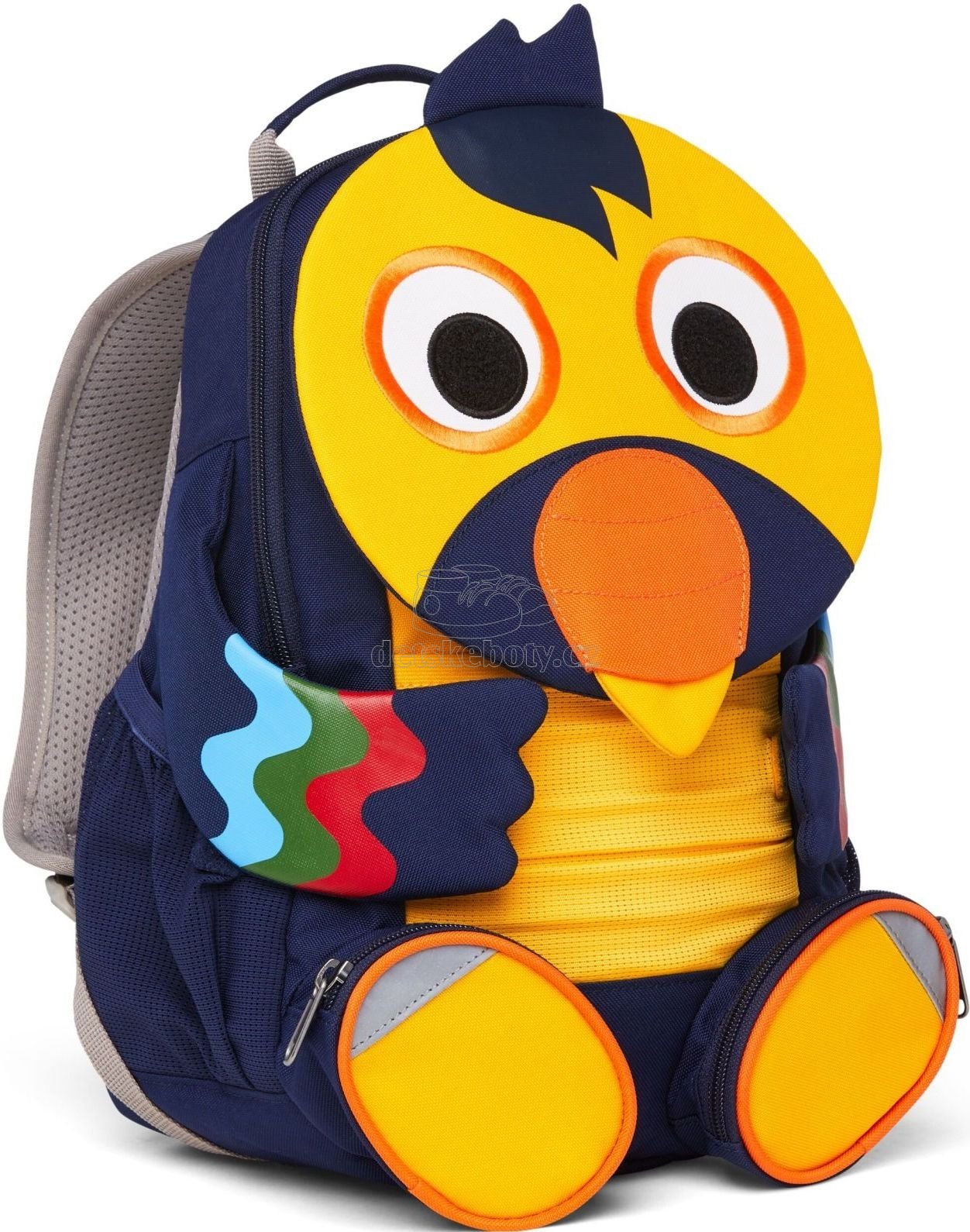 Batůžek pro nejmenší Affenzahn Large Friend Toucan- multicolour