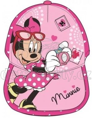 Dětská kšiltovka Minnie světle růžová 
