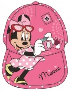 Dětská kšiltovka Minnie tmavě růžová