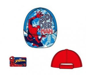 Dětská kšiltovka Spiderman modrá/transparentní 