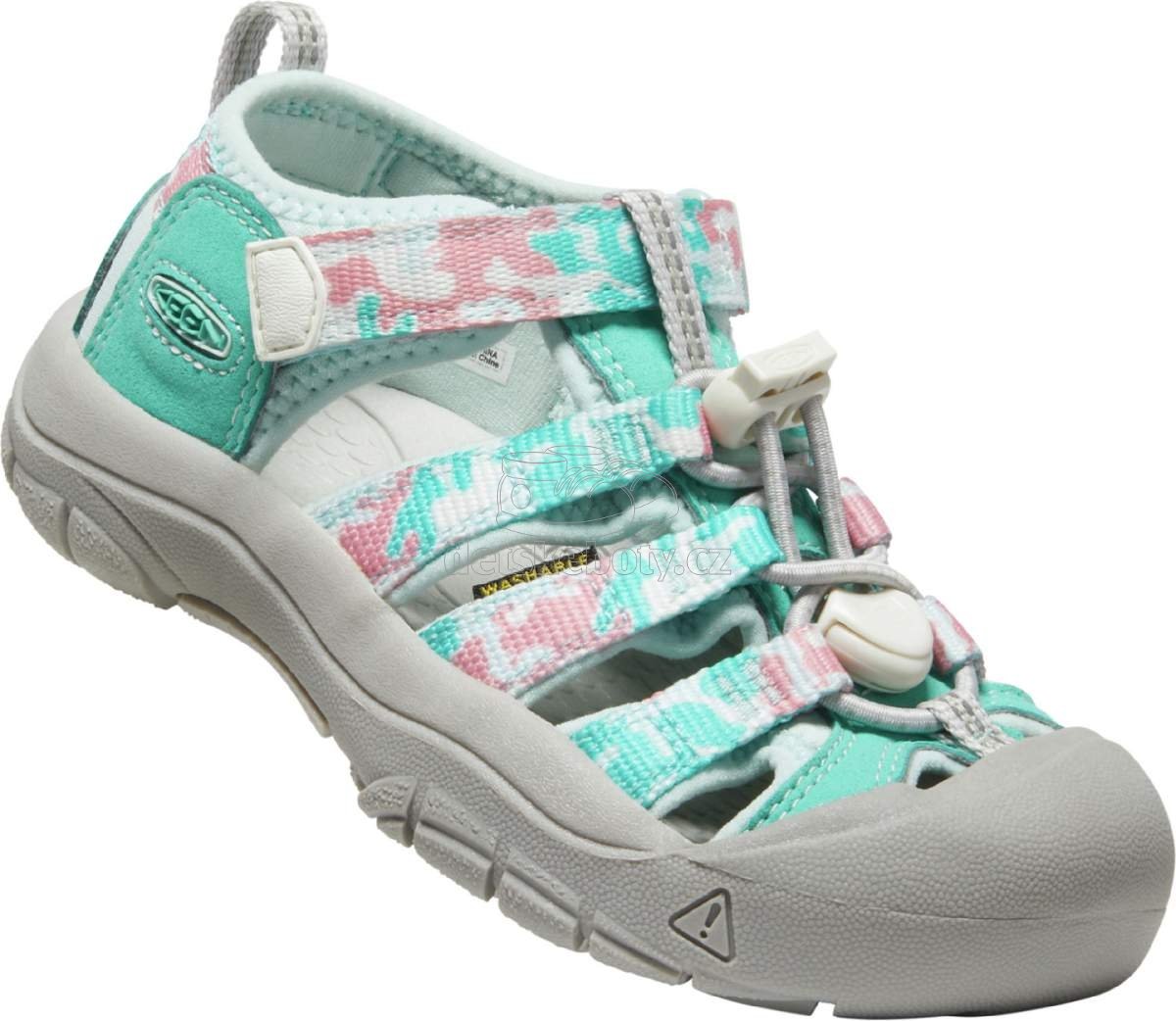Dětské sandály Keen NEWPORT H2 CHILDREN camo/pink icing Velikost: 29