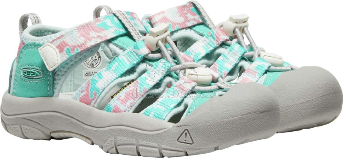 Dětské sandály Keen NEWPORT H2 CHILDREN camo/pink icing Velikost: 29 (obrázek 4)