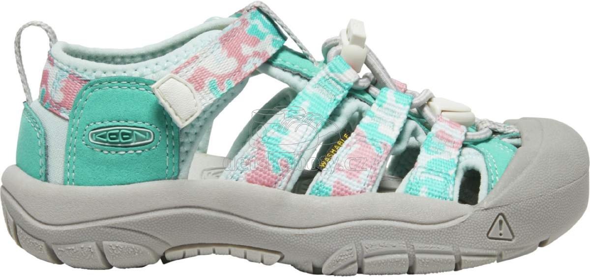 Dětské sandály Keen NEWPORT H2 CHILDREN camo/pink icing Velikost: 29 (obrázek 5)