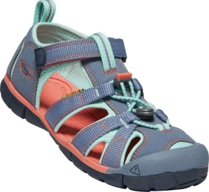 Dětské sandály Keen SEACAMP II CNX YOUTH flint stone/ocean wave