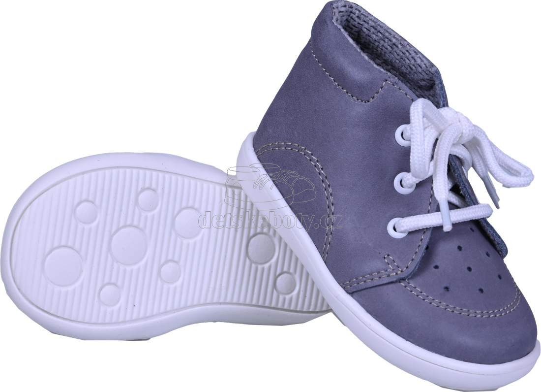 Dětské celoroční boty Boots4U T014 Modro šedá Velikost: 19 (obrázek 3)