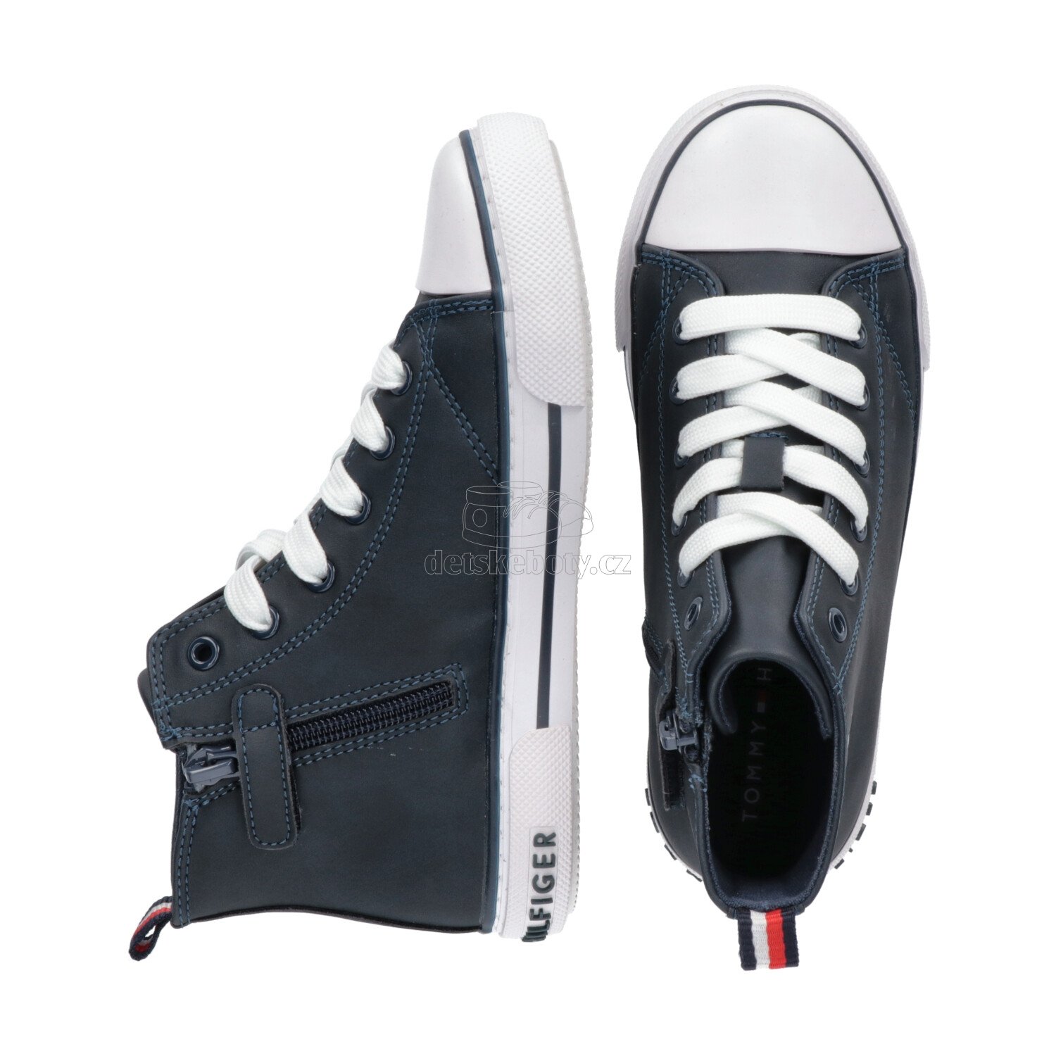 Dětské celoroční boty Tommy Hilfiger T3X9-32452-1355800 Velikost: 36 (obrázek 4)
