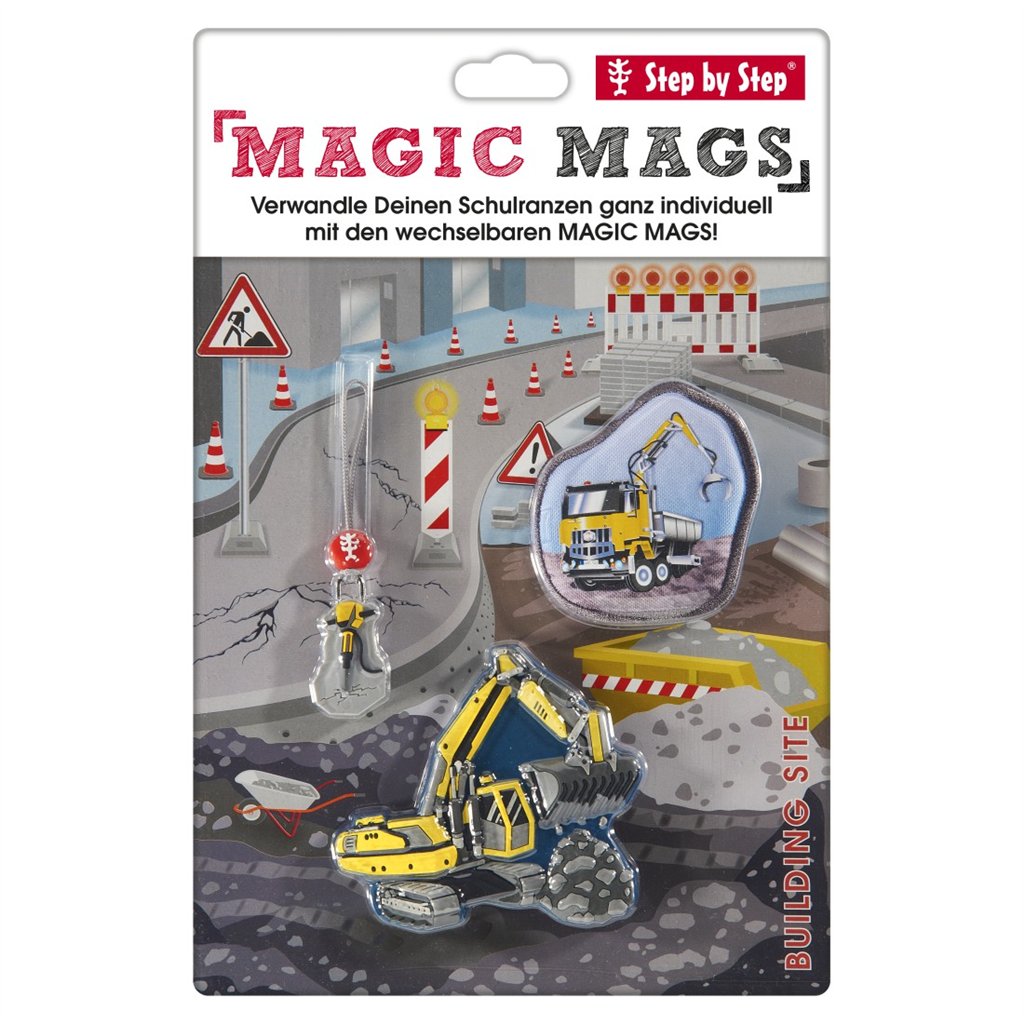 Doplňková sada obrázků MAGIC MAGS Bagr k aktovkám GRADE, SPACE, CLOUD, 2v1 a KID (obrázek 5)