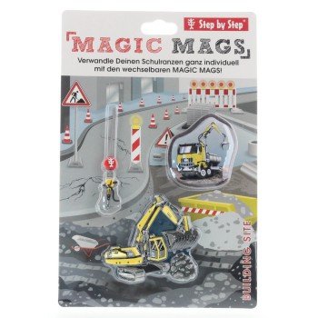 Doplňková sada obrázků MAGIC MAGS Bagr k aktovkám GRADE, SPACE, CLOUD, 2v1 a KID (obrázek 7)