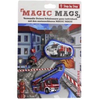 Doplňková sada obrázků MAGIC MAGS Požárníci k aktovkám GRADE, SPACE, CLOUD, 2v1 a KID (obrázek 9)