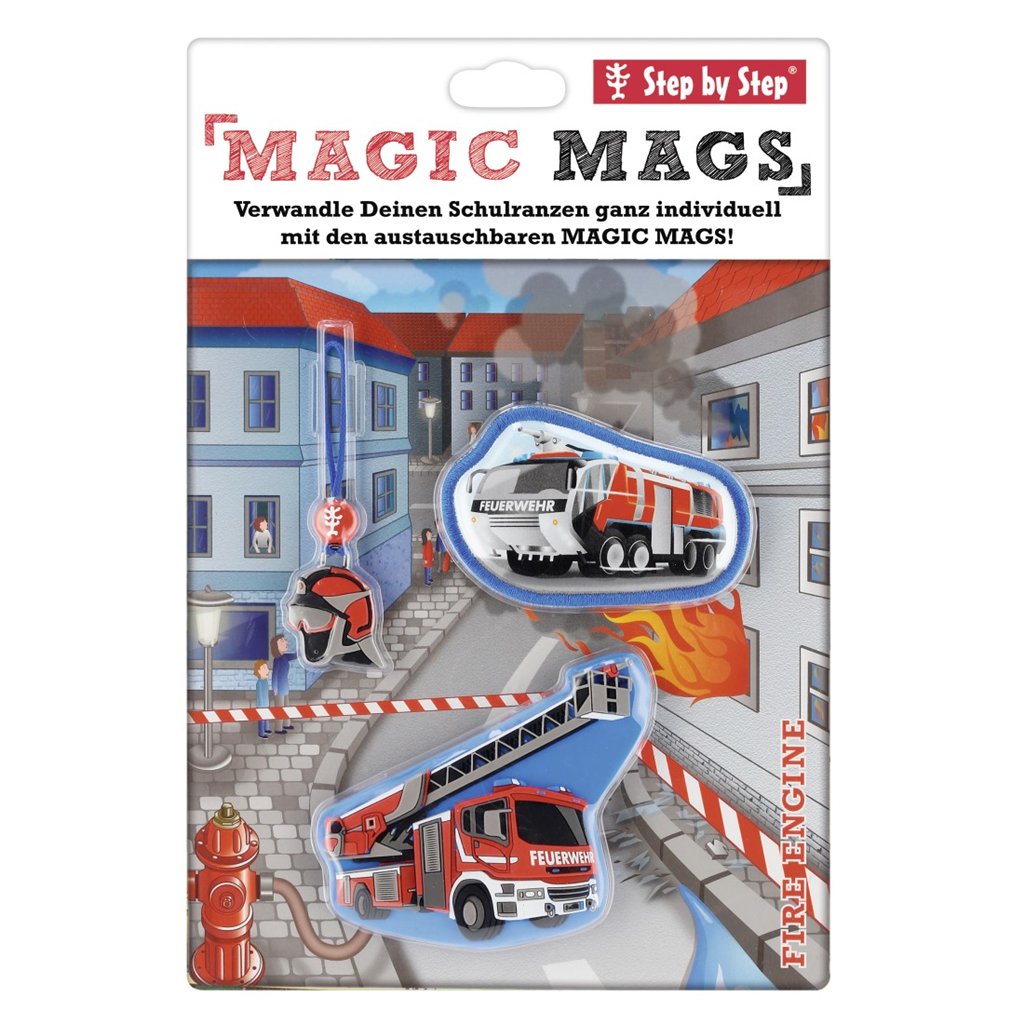 Doplňková sada obrázků MAGIC MAGS Požárníci k aktovkám GRADE, SPACE, CLOUD, 2v1 a KID (obrázek 11)