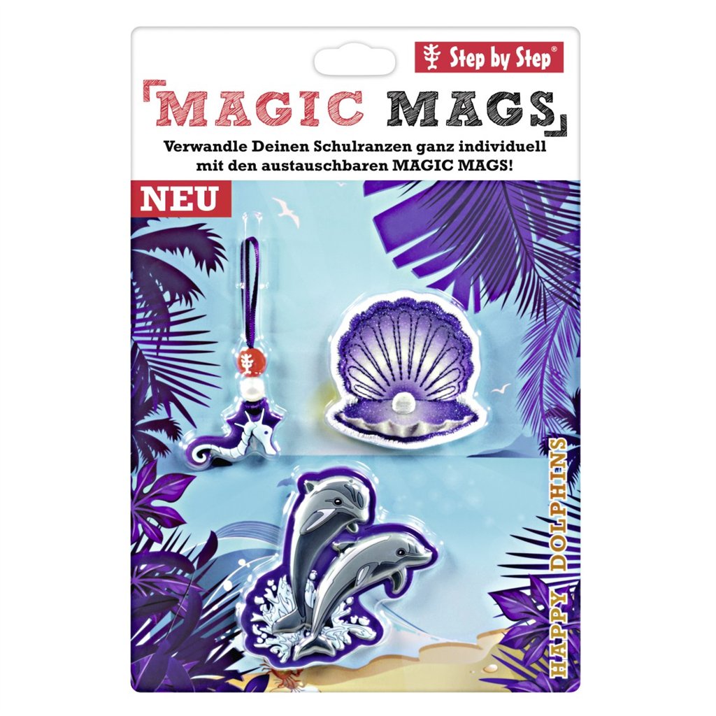 Doplňková sada obrázků MAGIC MAGS Delfíni k aktovkám GRADE, SPACE, CLOUD, 2v1 a KID (obrázek 14)