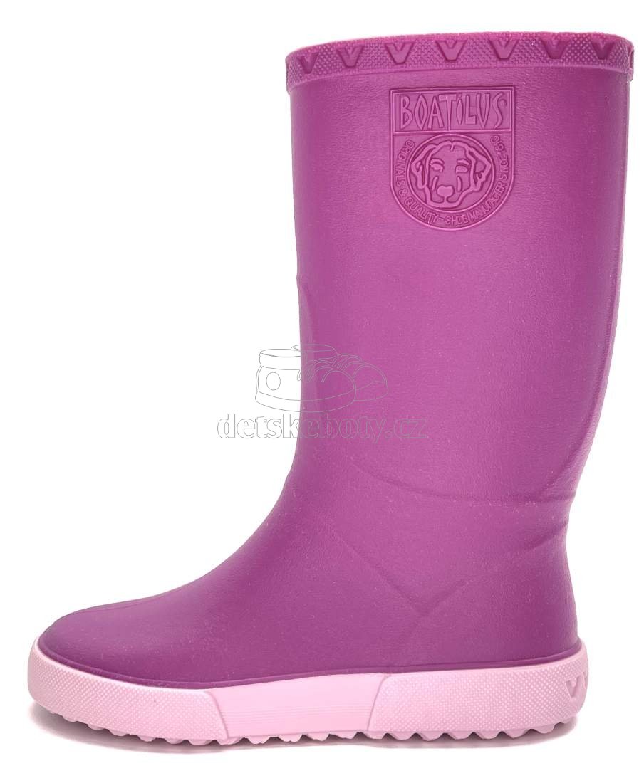 Dětské holinky Boatilus Nautic fuxia/růžová Velikost: 24 (obrázek 3)