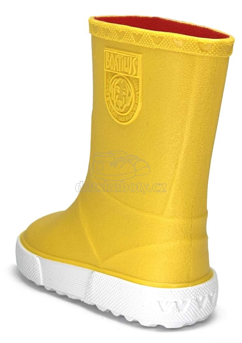 Dětské holinky Boatilus Nautic žlutá/bílá Velikost: 30 (obrázek 3)