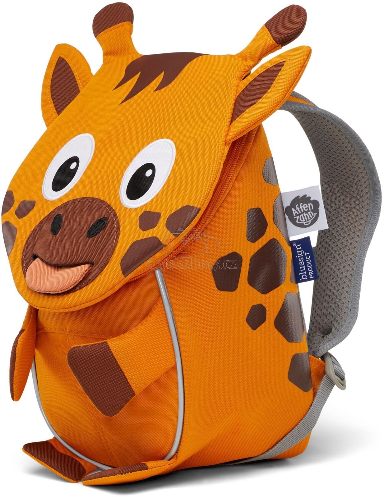 Batůžek pro nejmenší Affenzahn Small Friend Giraffe – orange