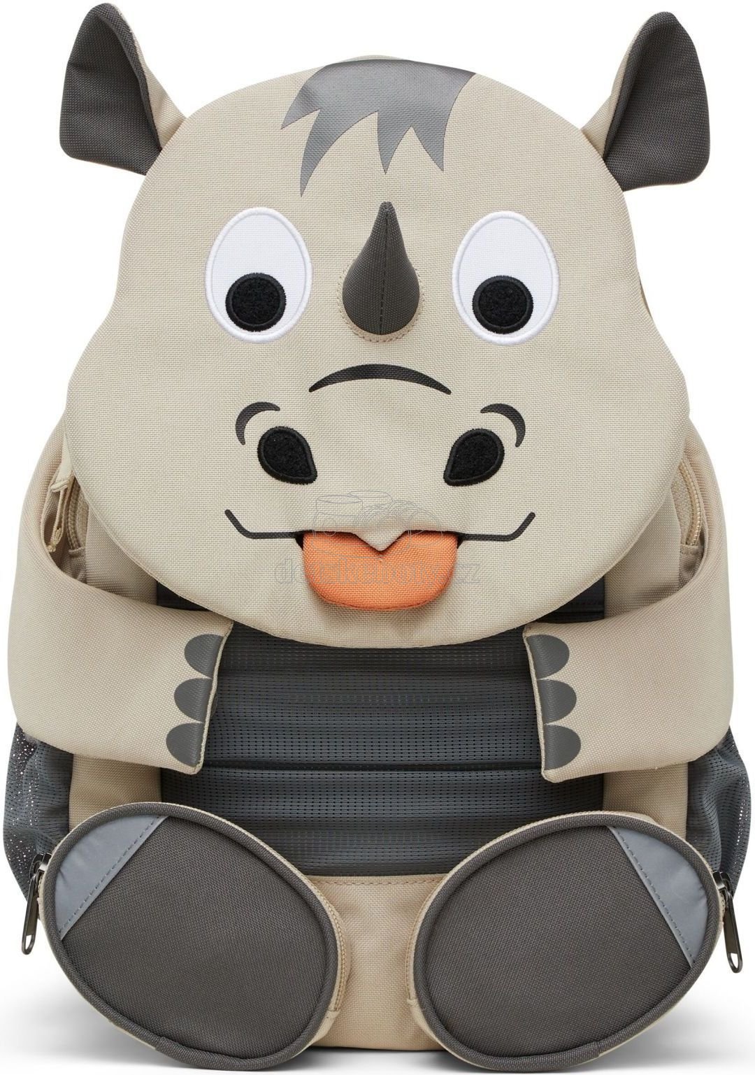 Dětský batoh do školky Affenzahn Large Friend Rhino - beige	
