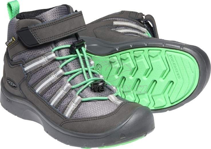 Dětské celoroční boty Keen Hikeport 2 Sport Mid WP Youth magnet/greener pastures Velikost: 34 (obrázek 5)