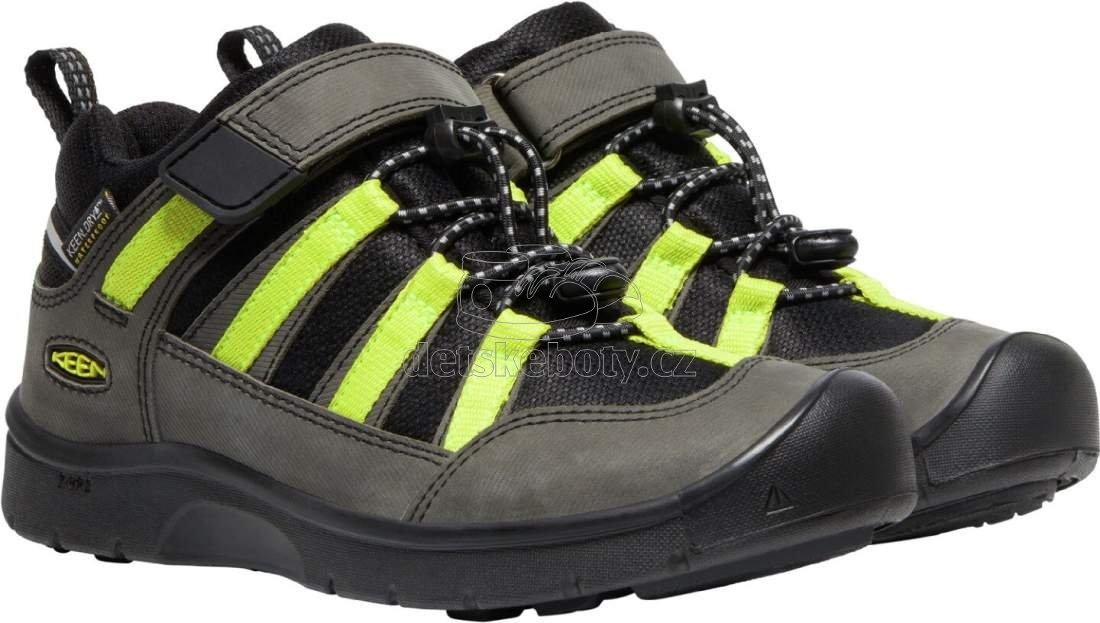 Dětské celoroční boty Keen Hikeport 2 Low WP Children black/evening primrose Velikost: 29 (obrázek 3)