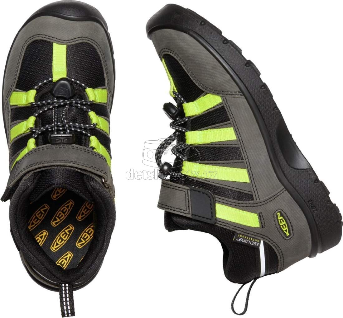 Dětské celoroční boty Keen Hikeport 2 Low WP Children black/evening primrose Velikost: 29 (obrázek 4)