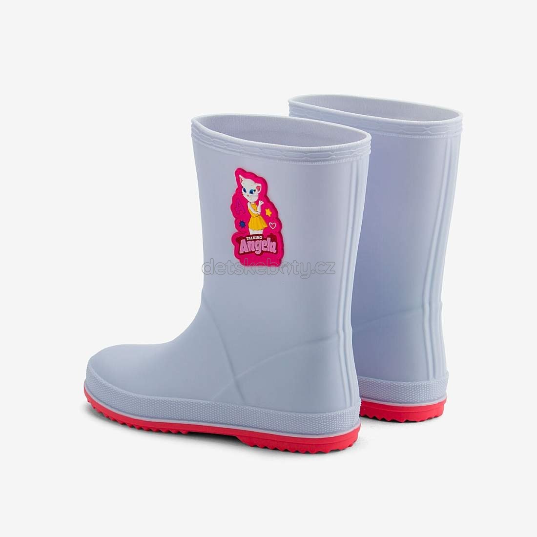 Dětské holinky Coqui 8505 Khaki grey/New Rouge Velikost: 24 (obrázek 3)