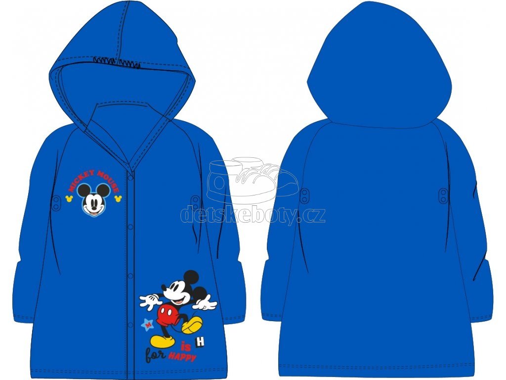 pláštěnka Eexee Mickey Mouse modrá