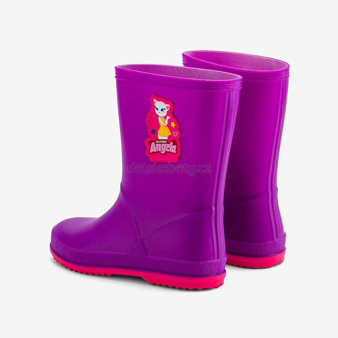 Dětské holinky Coqui 8505 Purple/Fuchsia Velikost: 24 (obrázek 3)