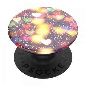 PopSockets PopGrip Gen.2, Glitter Bokeh Hearts