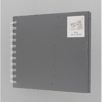 Hama album klasické spirálové FINE ART 18,5x15 cm, 30 stran, černá, bílé listy (obrázek 5)