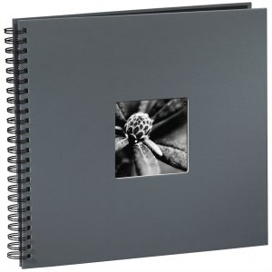 Hama album klasické spirálové FINE ART 36x32 cm, 50 stran, šedé