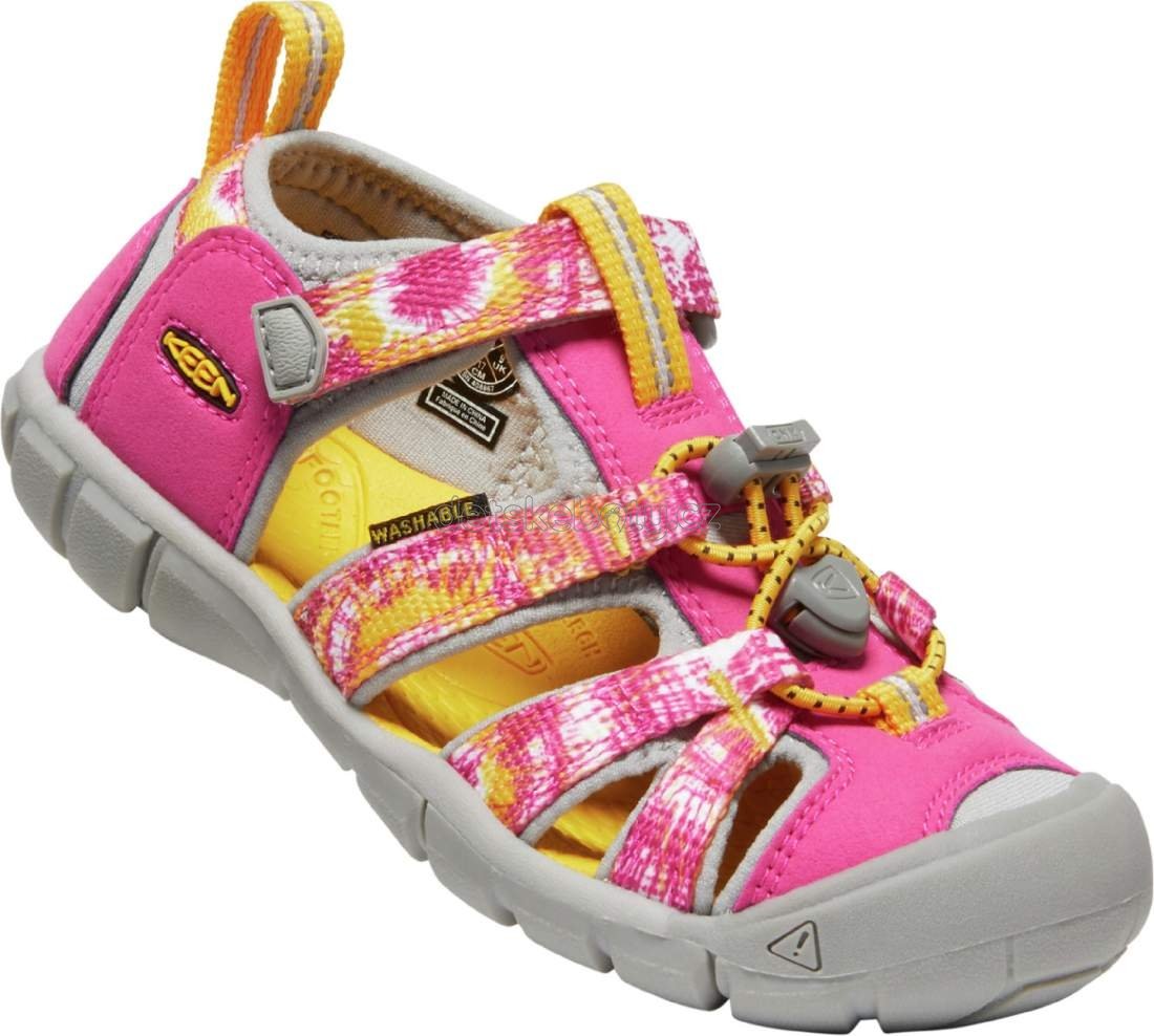 Dětské sandály Keen Seacamp II CNX YOUTH multi/keen yellow Velikost: 38
