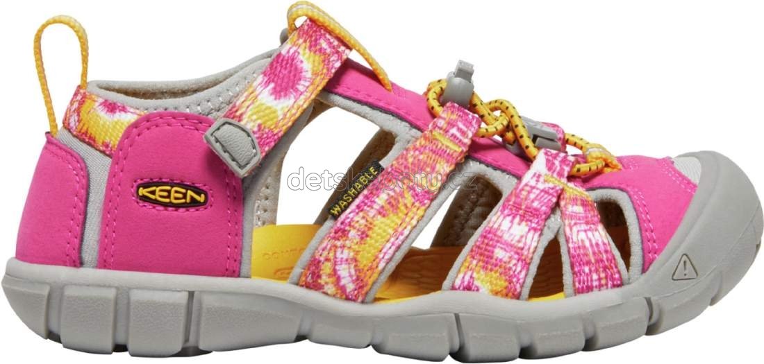 Dětské sandály Keen Seacamp II CNX YOUTH multi/keen yellow Velikost: 37 (obrázek 3)