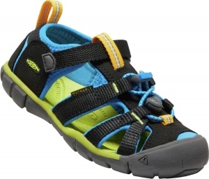 Dětské sandály Keen Seacamp II CNX CHILDREN black/brilliant blue