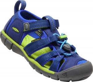 Dětské sandály Keen Seacamp II CNX CHILDREN blue depths/chartreuse