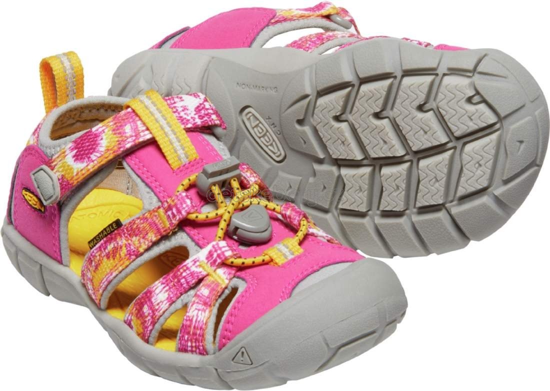 Dětské sandály Keen Seacamp II CNX CHILDREN multi/keen yellow Velikost: 27-28 (obrázek 6)